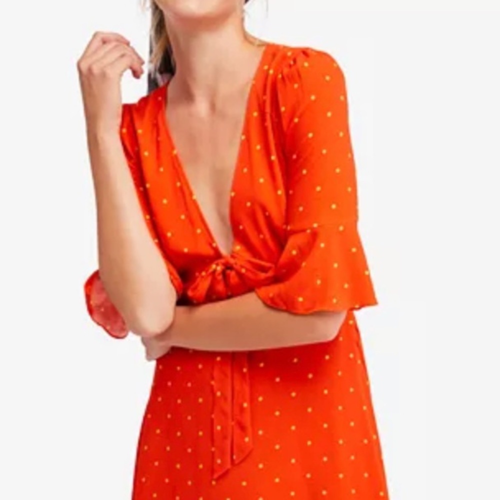 [FREE PEOPLE] All Yours Polka Dot Dress XS NWT